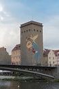 View of the DreiradenmuÃËhle at Lusatian Neisse in Zgorzelec, Poland